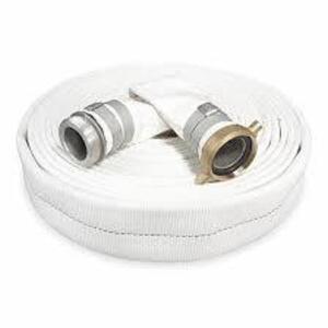 DESCRIPTION: (1) WATER DISCHARGE HOSE BRAND/MODEL: PRODUCT NUMBER #1ZMU1 INFORMATION: WHITE SIZE: 3 IN HOSE INSIDE DIA., 50 FT HOSE LG, 125 PSI, WHITE