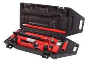 DESCRIPTION: (1) PORTABLE RAM KIT BRAND/MODEL: SUNEX #4910B INFORMATION: RED, WITH BLACK CARRY CASE SIZE: 10 TON CAPACITY RETAIL$: $519.38 EA QTY: 1