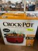 CROCK-POT SCV800-R EXTRA LARGE OVAL STONEWARE 8 QUART MANUAL SLOW COOKER, RED - 4