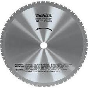 DESCRIPTION: (2) CARBIDE TIPPED SAW BLADE BRAND/MODEL: MAKITA #A-90532 SIZE: 60 TEETH, 12" RETAIL$: $135.00 EA QTY: 2