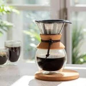 DESCRIPTION: (1) POUR OVER COFFEE MAKER BRAND/MODEL: BODUM SIZE: 34 OZ RETAIL$: $20.00 EA QTY: 1