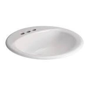 DESCRIPTION: (1) DROP IN SINK BRAND/MODEL: GLACIER BAY #462268 INFORMATION: WHITE SIZE: 19X19X7 RETAIL$: $60.00 EA QTY: 1