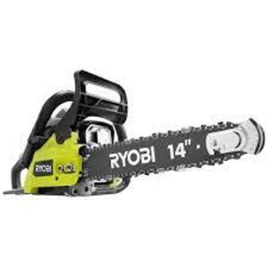 DESCRIPTION: (1) GAS CHAINSAW BRAND/MODEL: RYOBI SIZE: 2 CYCLE 14" RETAIL$: $150.00 EA QTY: 1