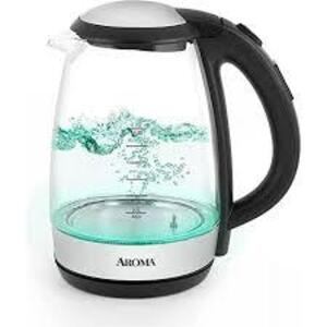 DESCRIPTION: (1) DIGITAL GLASS KETTLE BRAND/MODEL: AROMA PROFESSIONAL SIZE: 7 CUP RETAIL$: $42.99 EA QTY: 1