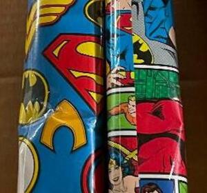 CHILDRENS DC COMICS WALL PAPER