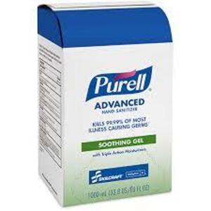 DESCRIPTION: (1) CASE OF (8) HAND SANITIZER REFILL BRAND/MODEL: PURELL SKILCRAFT SIZE: 1000ML RETAIL$: $118.00 EA QTY: 1