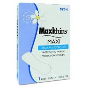 DESCRIPTION: (1) CASE OF (50) PADS BRAND/MODEL: MAXITHINS MT4 RETAIL$: $5.00 EA QTY: 1