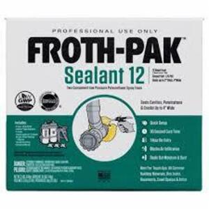 DESCRIPTION: (2) FOAM SEALANT KIT BRAND/MODEL: FROTH-PAK #48WK25 SIZE: 3 LB RETAIL$: $139.54 EA QTY: 2