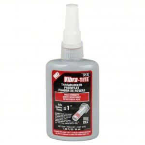 DESCRIPTION: (7) HIGH STRENGTH THREADLOCKER BRAND/MODEL: VIBRA-TITE #49CF46 SIZE: 1.69 FL OZ RETAIL$: $22.61 EA QTY: 7