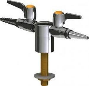 DESCRIPTION: (1) DECK MOUNTED LABORATORY TORRENT BRAND/MODEL: CHICAGO FAUCETS #981-WS909AGVCP RETAIL$: $116.99 EA QTY: 1