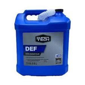 DESCRIPTION: (2) DIESEL EXHAUST FLUID BRAND/MODEL: SUPER TECH SIZE: 2.5 GALLON RETAIL$: $11.38 EA QTY: 2