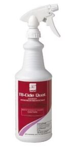 DESCRIPTION: (12) CLEANER DEODORIZER DISINFECTANT BRAND/MODEL: SPARTAN TB-CIDE QUAT RETAIL$: $6.00 EA QTY: 12