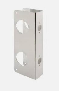 (2)- STAINLESS STEEL LOCK AND DOOR REINFORCERS