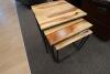 OAK NESTING TABLES - 2