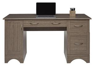 REALSPACE PELINGO 60"W COMPUTER DESK, GRAY