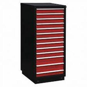 DESCRIPTION: (1) TOOL STORAGE DRAWER CABINETBRAND/MODEL: VALUEINFORMATION: RED AND BLACK, DAMAGED, SEE INSPECTIONSIZE: 62" X 29" X 28"RETAIL$: $2628.76 EAQTY: 1