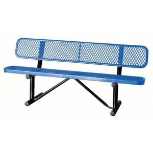 DESCRIPTION: (1) OUTDOOR HEAVY DUTY BENCH BRAND/MODEL: PRODUCT NUMBER #4HUT2 INFORMATION: BLUE SIZE: 72" X 24" X 32-1/2" RETAIL$: $558.04 EA QTY: 1