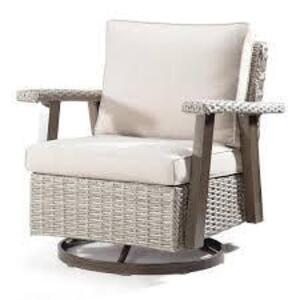 (1) SWIVEL OUTDOOR PATIO ROCKING CHAIR