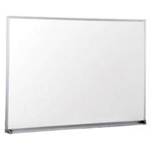 DESCRIPTION: (1) DRY ERASE BOARD BRAND/MODEL: UNIVERSAL #UNV43624 INFORMATION: WHITE SIZE: 50.59" X 38.19" X1.97 RETAIL$: $74.84 EA QTY: 1