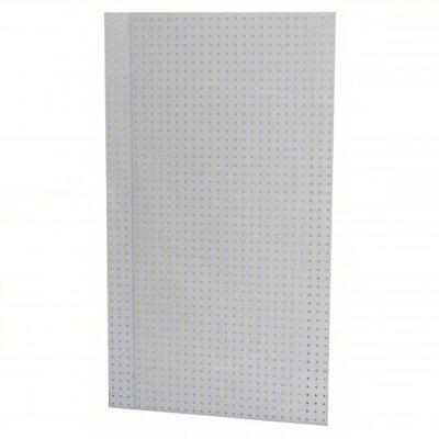 DESCRIPTION: (2) PEGBOARD PANEL BRAND/MODEL: APPROVED VENDOR #2MRV2 INFORMATION: WHITE, POLYPROPYLENE SIZE: ROUND, 9/32 IN PEG HOLE SIZE, 24 IN X 48 I