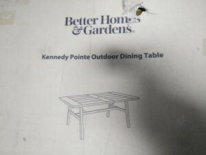 (1) OUTDOOR DINING TABLE