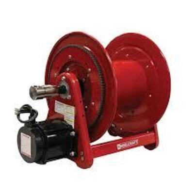 DESCRIPTION: (1) ELECTRIC MOTOR HOSE REEL BRAND/MODEL: REELCRAFT #EA32112L10A INFORMATION: RED RETAIL$: $1149.00 EA QTY: 1