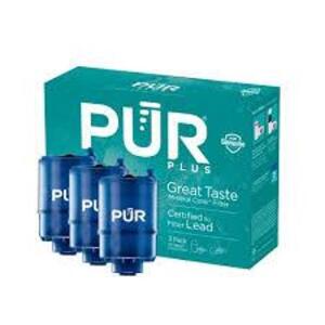 DESCRIPTION: (3) REPLACEMENT FILTERS BRAND/MODEL: PUR INFORMATION: BLUE SIZE: 3 IN 1 RETAIL$: $20.99 EA QTY: 3