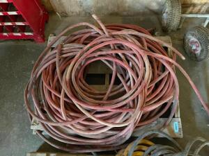 ASSORTED DAMAGED AND CUT WATER HOSES AS SHOWN