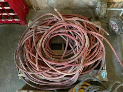 ASSORTED DAMAGED AND CUT WATER HOSES AS SHOWN
