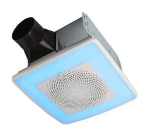 NUTONE CHROMACOMFORT MULTI-COLOR LED VENTILATION FAN