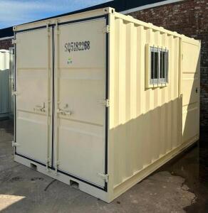 2023 12' OFFICE STYLE SHIPPING CONTAINER