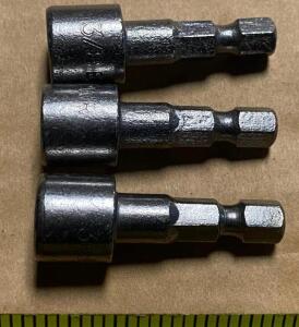 DESCRIPTION: (3) CASES OF NON MAGNETIC NUT SETTERS 3/8" ADDITIONAL INFORMATION: 1000 PER CASE, 3000 IN LOT LOCATION: BAY 7 THIS LOT IS: SOLD BY THE CA