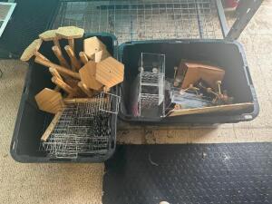 LARGE GROUP OF COUNTER TOP DISPLAYS FOR SMALL MERCHANDISE