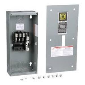 DESCRIPTION: (1) CIRCUIT BREAKER ENCLOSUREBRAND/MODEL: SQUARE D #QO3100BNFINFORMATION: GRAY, 3 POLE, 50 / 60 HZ, 240 VSIZE: 5.88 x 3.38 x 13.12 InchRETAIL$: $107.99 EAQTY: 1