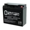 DESCRIPTION: (2) BATTERIES BRAND/MODEL: MIGHTY MAX #IM-12180 INFORMATION: BLACK SIZE: 12 V RETAIL$: $46.75 EA QTY: 2