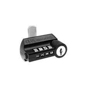 DESCRIPTION: (10) COMBINATION CAM LOCKS BRAND/MODEL: STOCK LOCKS #D8030-MKKD-19 INFORMATION: BLACK FINISH SIZE: KEYED DIFFERENT RETAIL$: $83.49 EA QTY