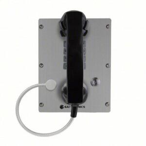 DESCRIPTION: (1) TELEPHONE BRAND/MODEL: TRONICS CORPORATION #414Y39 INFORMATION: SILVER BASE WITH BLACK HEADSET PHONE RETAIL$: $1241.99 EA QTY: 1