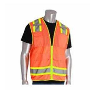 DESCRIPTION: (1) CASE OF (50) HI-VIS VEST BRAND/MODEL: PIP #302-5PMVOR-M INFORMATION: ORANGE SIZE: XL RETAIL$: $11.00 EA QTY: 1