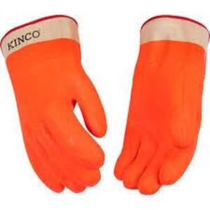 DESCRIPTION: (12) PAIRS OF WORK GLOVES BRAND/MODEL: KINCO #PW4160 INFORMATION: ORANGE SIZE: LARGE RETAIL$: $11.85 EA QTY: 12