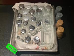 LARGE ASSORTMENT OF SALT AND PEPPER SHAKERS