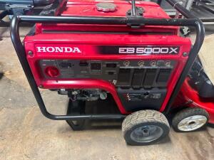 DESCRIPTION HONDA EB 5000X GAS POWERED GENERATOR BRAND / MODEL: HONDA EB 5000X ADDITIONAL INFORMATION IN WORKING ORDER. RETAILS NEW FOR $2700 LOCATION