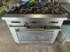 DESCRIPTION SUNFIRE SIX BURNER PROPANE RANGE W/ LOWER OVEN. BRAND / MODEL: SUNFIRE ADDITIONAL INFORMATION LIQUID PROPANE. HAS REGULATOR FOR BOTTLE PRO