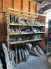 (1) SECTION OF 8' X 8' PALLET RACKING (CONTENTS INCLUDED, CONCRETE SAW BLADE COVERS, VARIOUS PARTS & NON-WORKING TOOLS) - 4