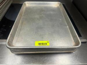 DESCRIPTION (6) HALF SIZE SHEET PANS THIS LOT IS: SOLD BY THE PIECE LOCATION KITCHEN QTY 6