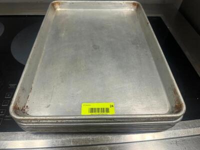 DESCRIPTION (6) HALF SIZE SHEET PANS THIS LOT IS: SOLD BY THE PIECE LOCATION KITCHEN QTY 6