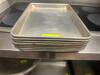 DESCRIPTION (6) 1/4TH SIZE SHEET PANS THIS LOT IS: SOLD BY THE PIECE LOCATION KITCHEN QTY 6 - 2