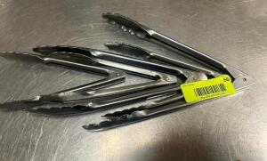 DESCRIPTION (5) STAINLESS TONGS THIS LOT IS: SOLD BY THE PIECE LOCATION KITCHEN QTY 5