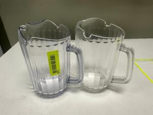 DESCRIPTION (10) 64 OZ PLASTIC PITCHERS. THIS LOT IS: SOLD BY THE PIECE LOCATION KITCHEN QTY 10