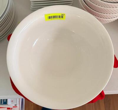 (2)- 12" SERVING BOWLS