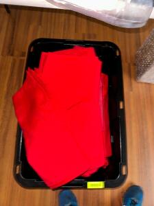 RED CLOTH NAPKINS